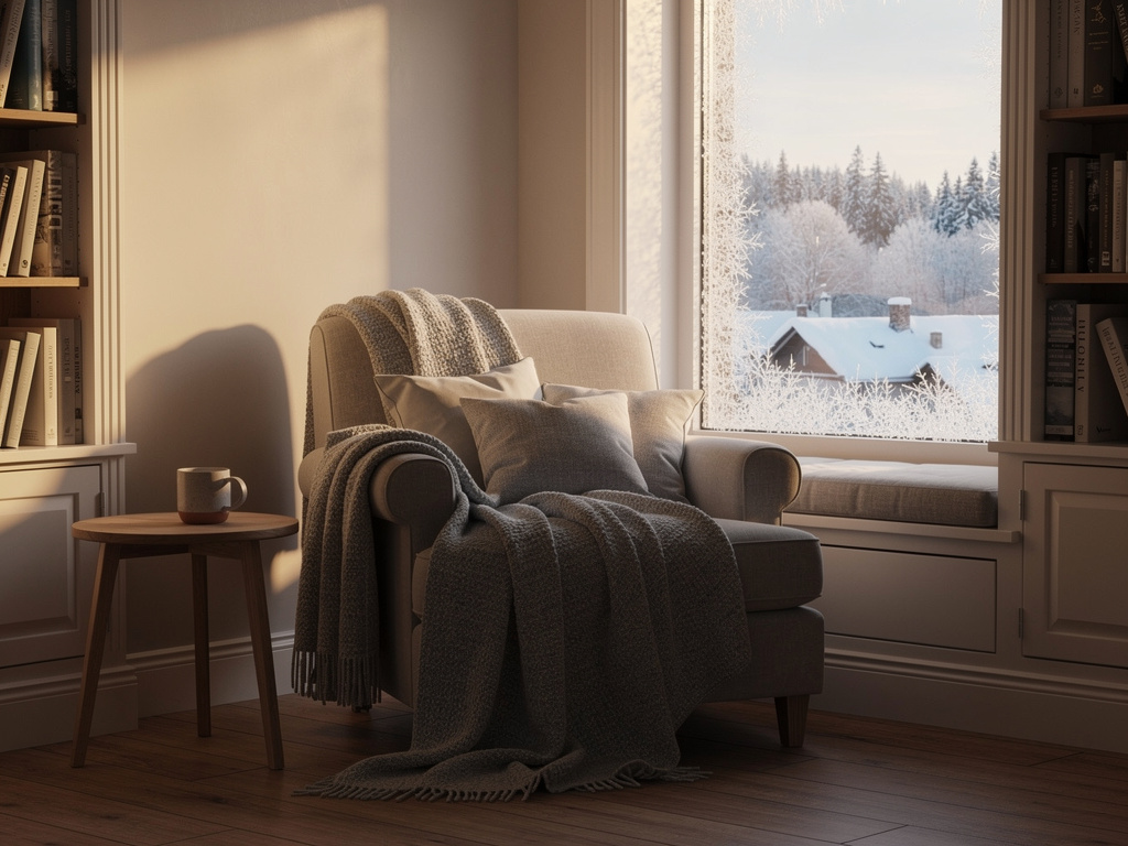 Imagine if: Page 1  
One cold winter morning,  
I woke up early.  
I wanted to feed my cat, Kitty.  

Page 2  
But Kitty was 