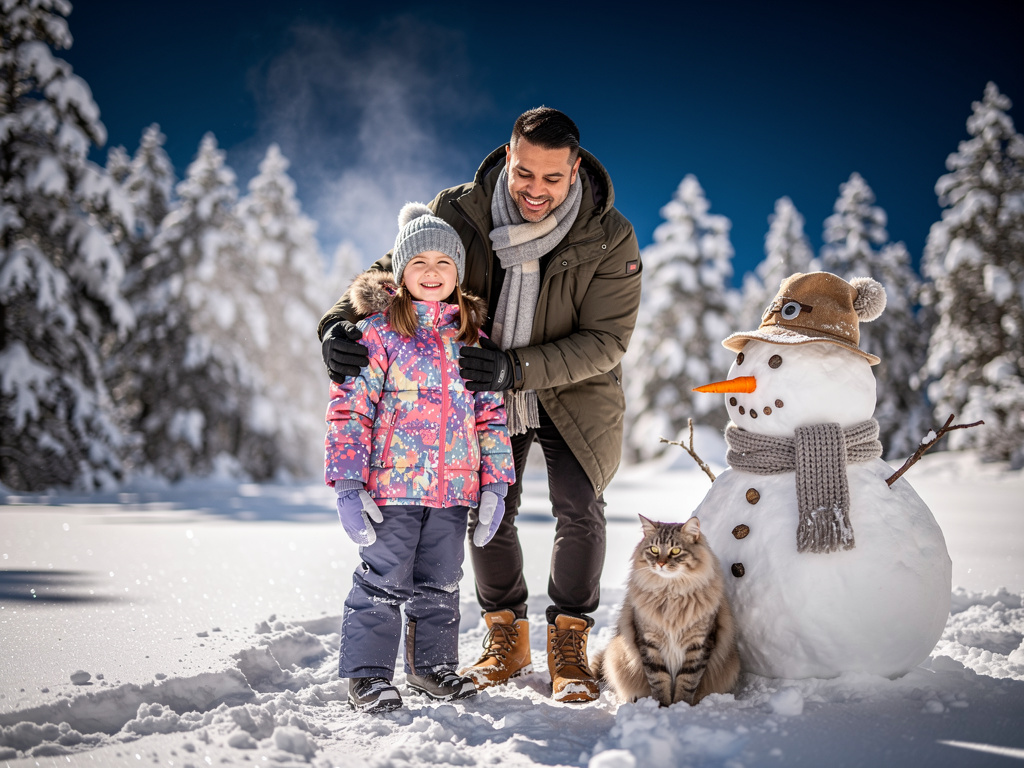 Page 15  
Kitty was safe.  
We were happy.  
It was the best winter day!