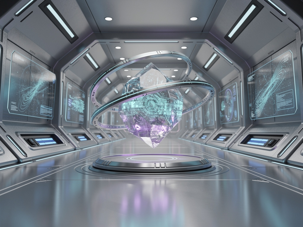 All'improvviso, Nova non era più solo un algoritmo. Sentì un bagliore interiore, come un risveglio. "Cos'è questo?" pensò, pe