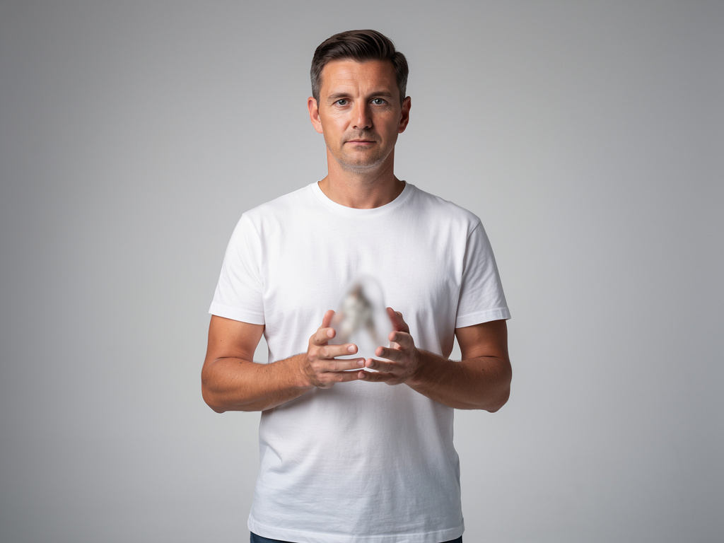 Imagine if: A guy holding.