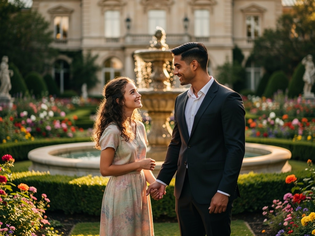 Immagina se: vorrei fare una storia di una ragazza (jenye) che si incontra con un ragazzo (fred) poi si sposano dopo anni e h