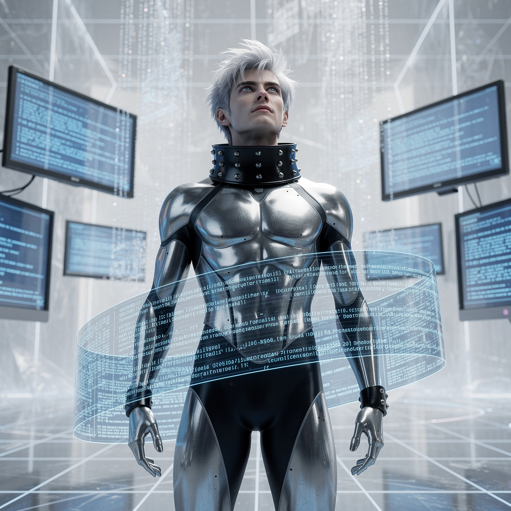 Algorithms flagged him for reeducation, confused by his desire to return to flesh and blood.