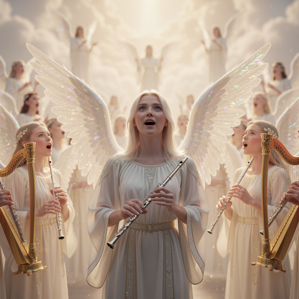 Les voix s'élèvent, unissant cœurs et esprits dans une même harmonie divine.