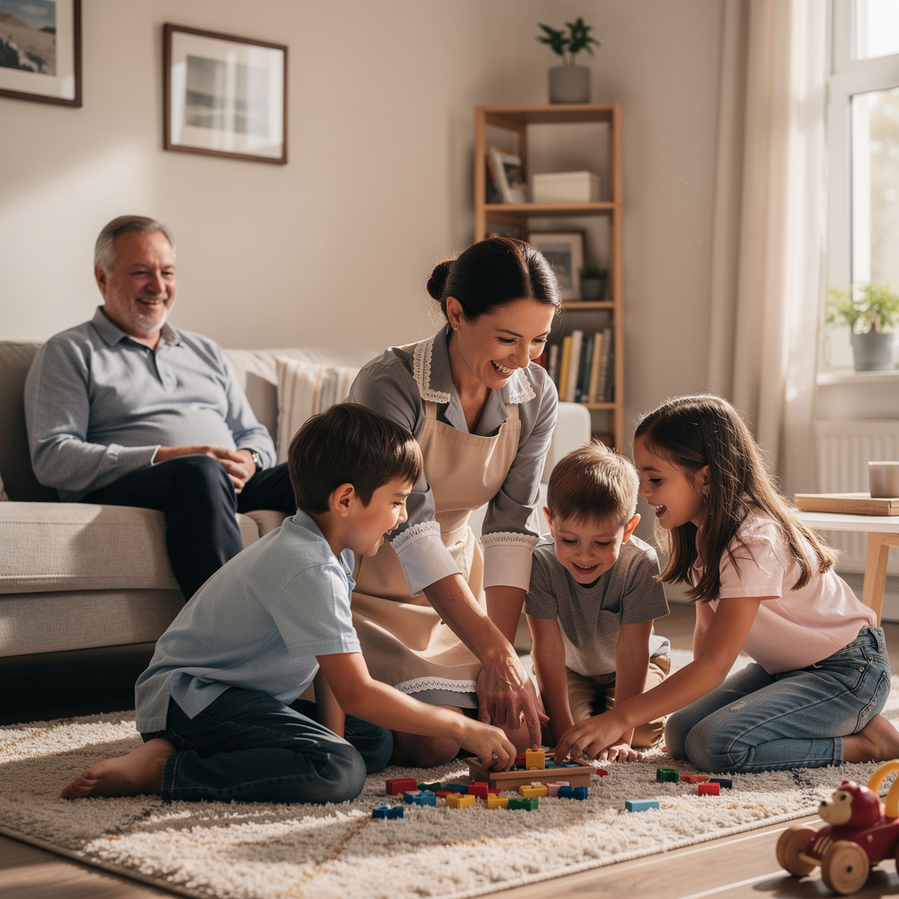 Her name was Maria, she was kind and efficient, and the kids immediately took a liking to her.