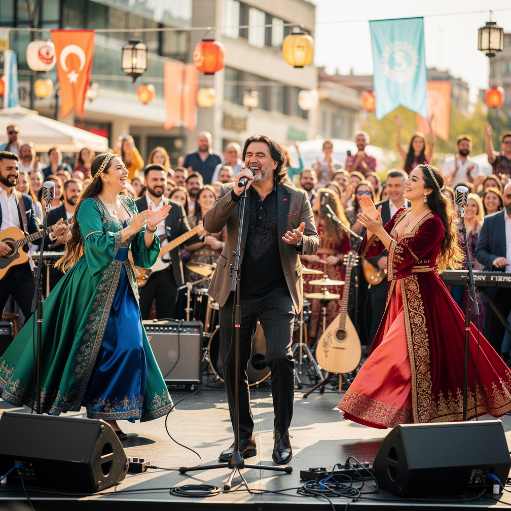 Teoman's ministers danced to the rhythm, announcing a festival to celebrate his musical reign.