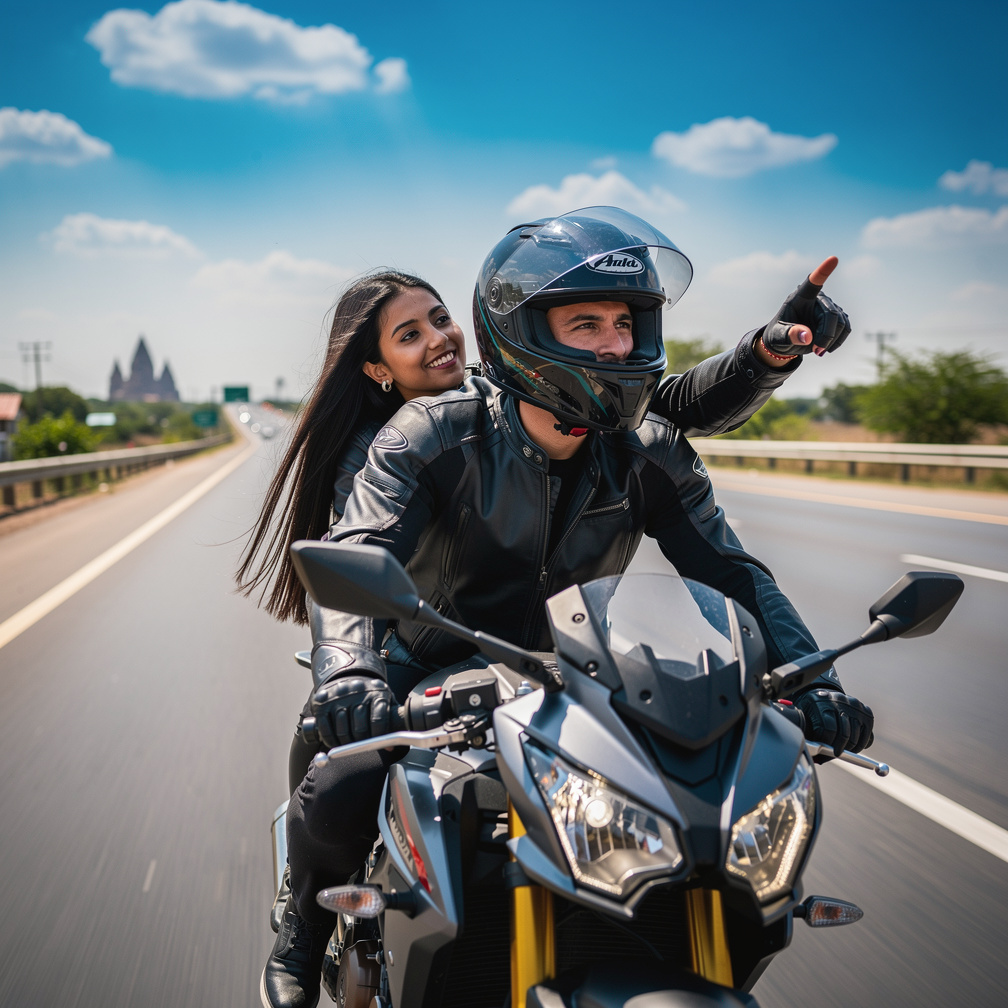 The rider nodded and asked for her address, the girl smiled and said it's on the outskirts of town, near the old temple.