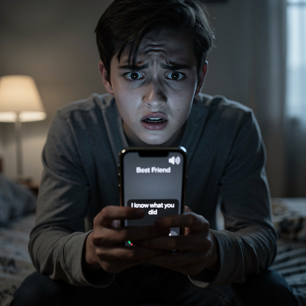 Your best friend calls, voice trembling, asking what you meant by the message.