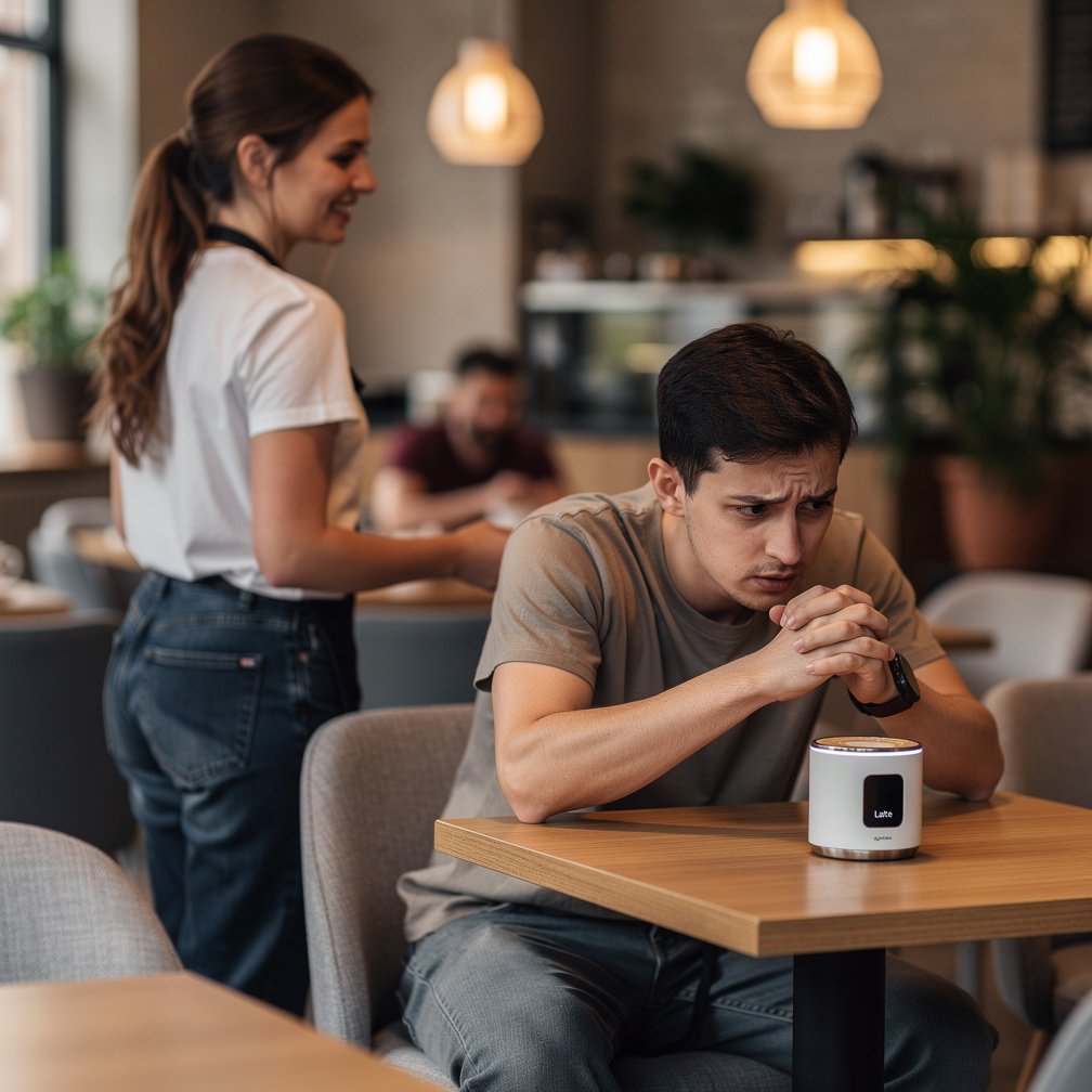 Le barista s'éloigne discrètement, laissant mon café sur le comptoir, et je me demande quelles informations ces tasses pourra