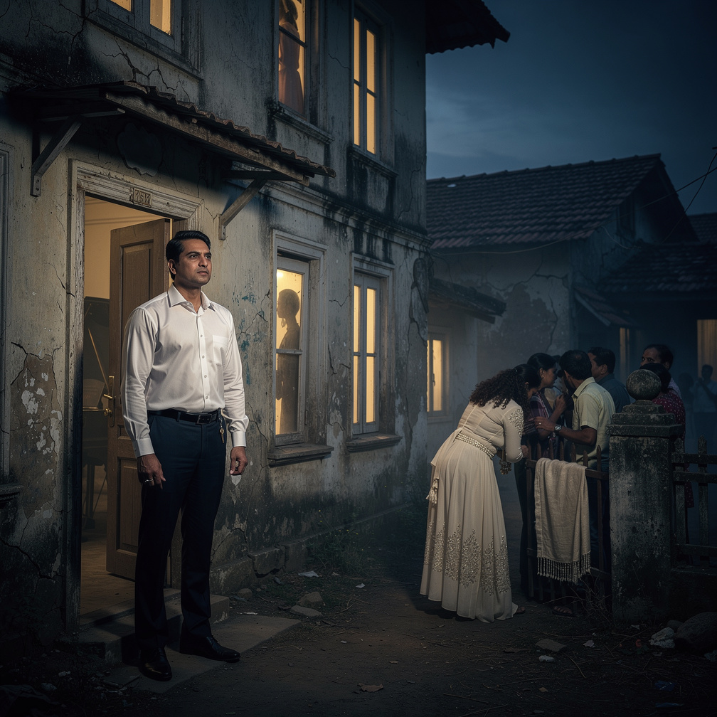 Villagers whispered about Tanuja's disappearance, linking it to an eerie piano melody heard from the mansion at night.