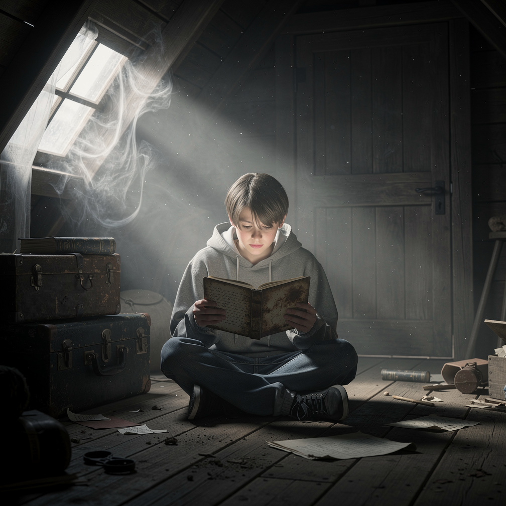 I stumbled upon an old diary hidden in my attic, its pages revealing a name that made my heart skip a beat: Elijah, a person 