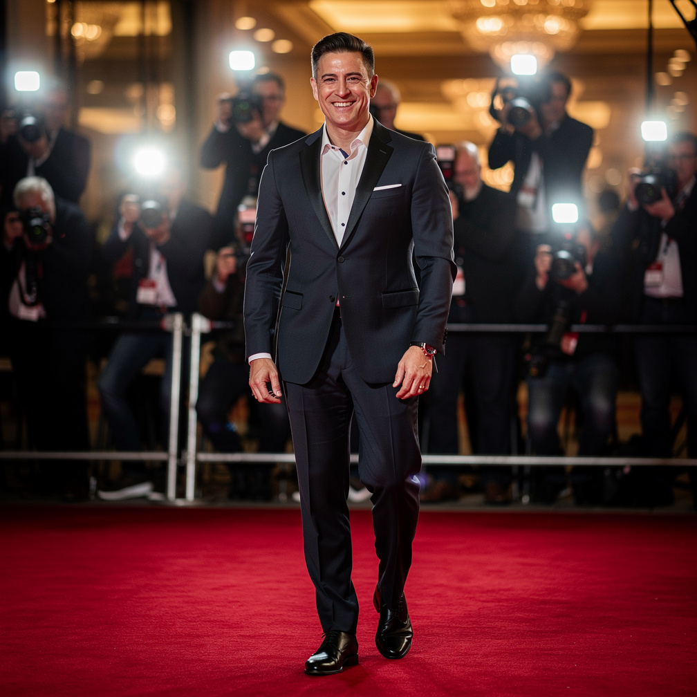 Alick Affardo stepped onto the red carpet, flashing his famous smile, as cameras clicked wildly around him.