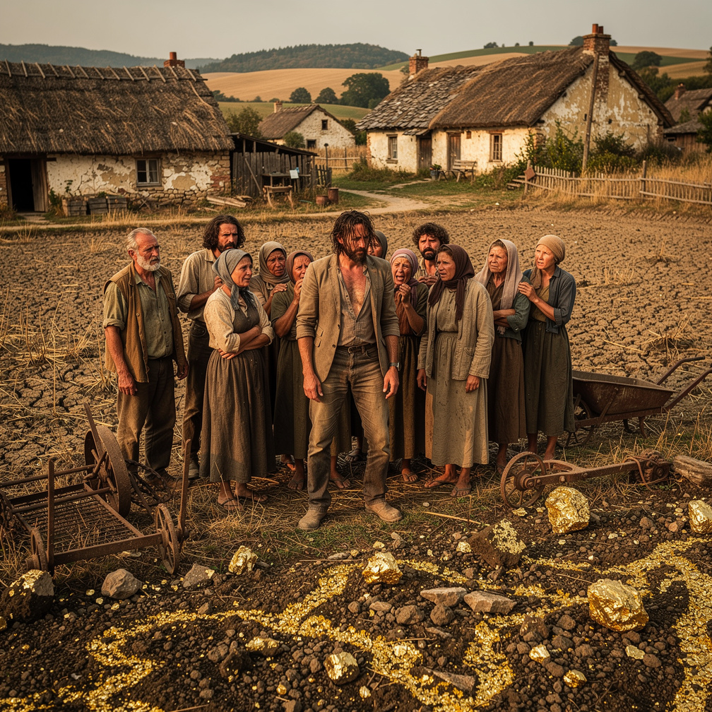 Desperation filled the air as villagers gathered, whispering about the once-lush fields now withering away.
