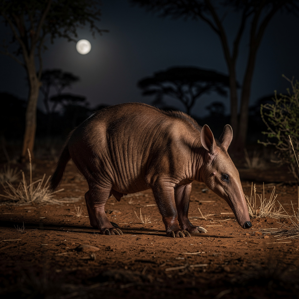 Nilo's claws clicked on dry earth as he sniffed the air, searching for termites and ants to snack on, his stomach growling so