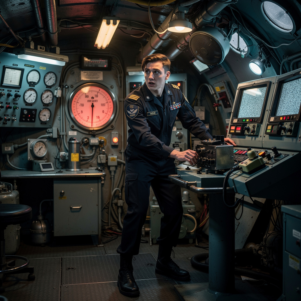 Static fills the comms system, then a faint voice whispers through, but it's not rescue coordination, it's a warning: abandon
