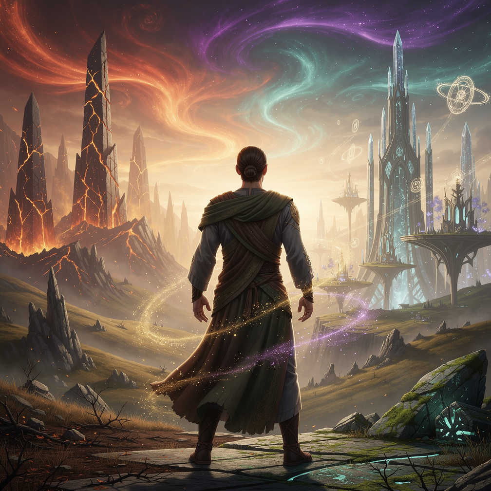 Their rivalry escalated as the dragon's kingdom, Eldoria, and the witch's kingdom, Valtania, disputed a magical borderland.