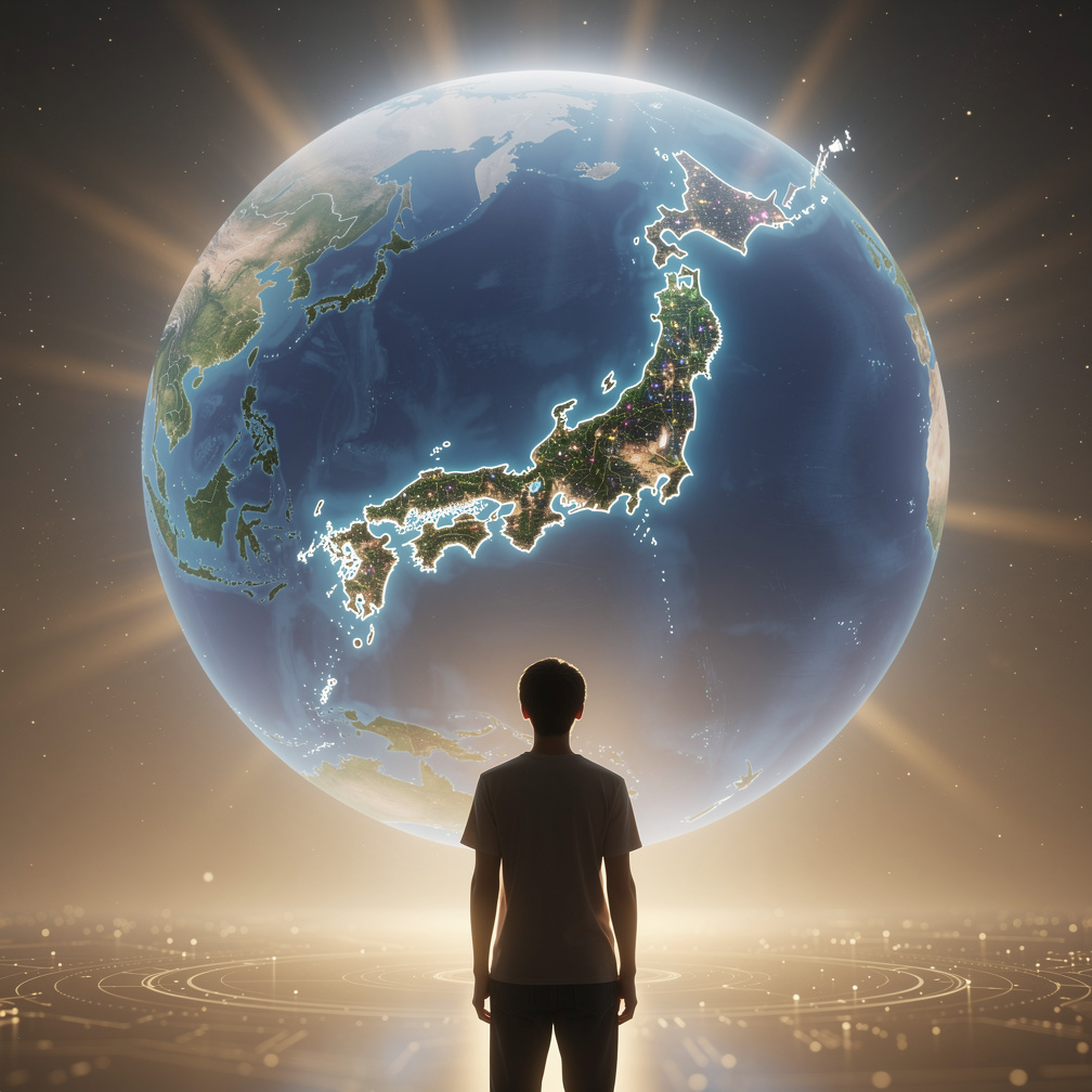 I choose Japan, a land of vibrant culture and rich history, and I would influence its technological advancements to harmonize