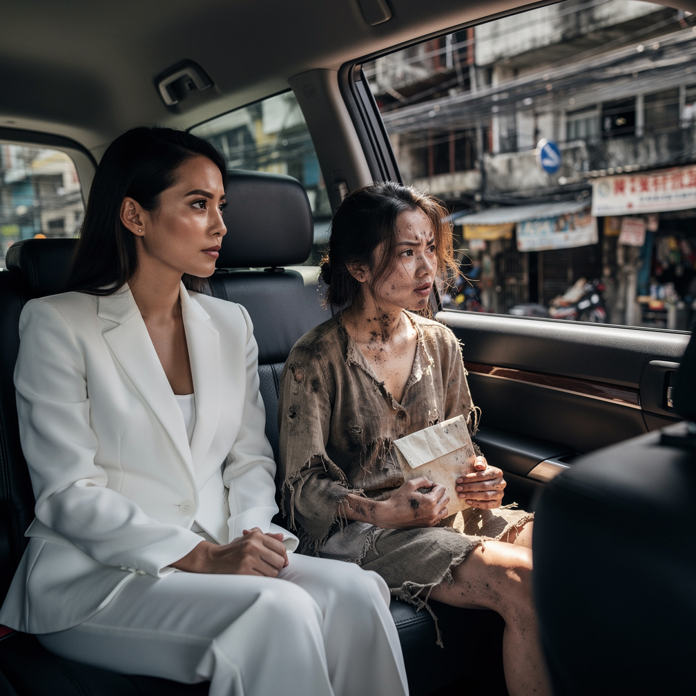 Ben's voice broke the silence, "Ma'am, we're approaching your condo, what about the girl's identity?