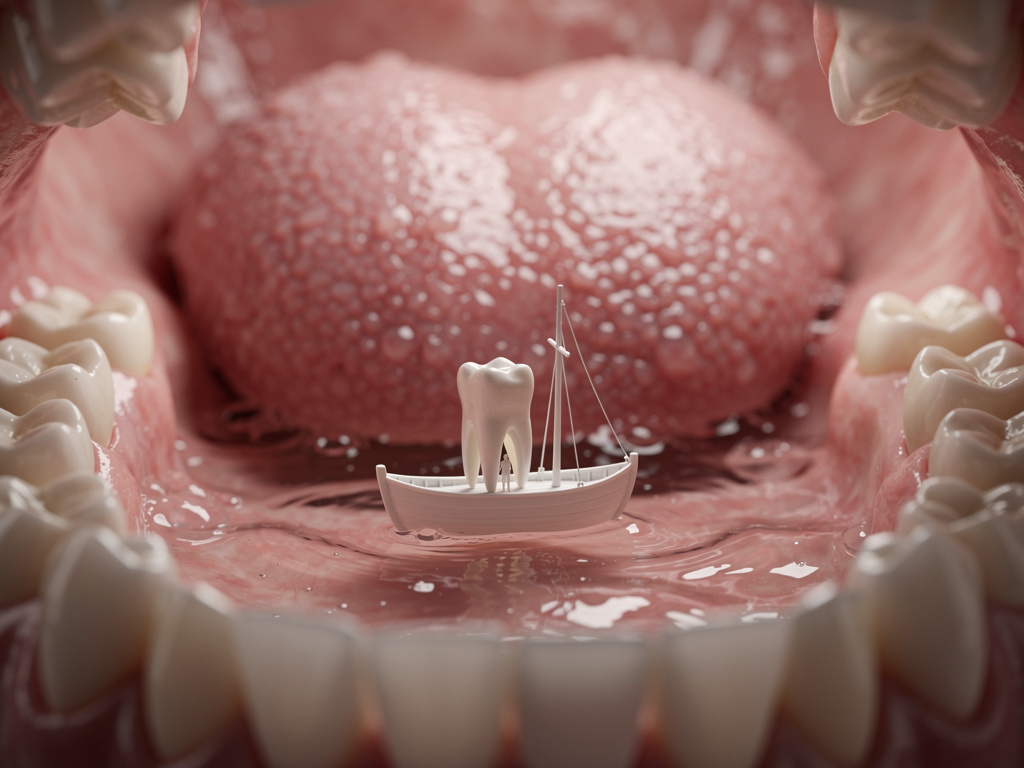 E cada dente caído virasse um navio para pessoa.