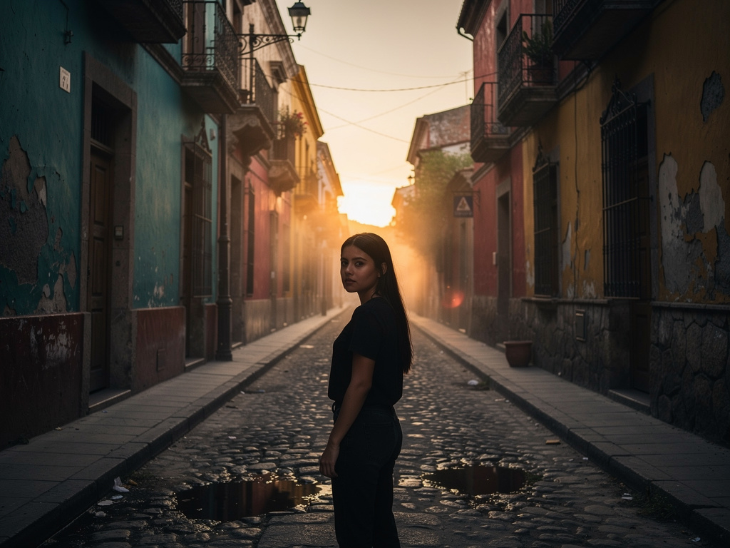 Imagina si: Redacta un guion para un video sobre la leyenda de la calle de la mujer herrada (México).