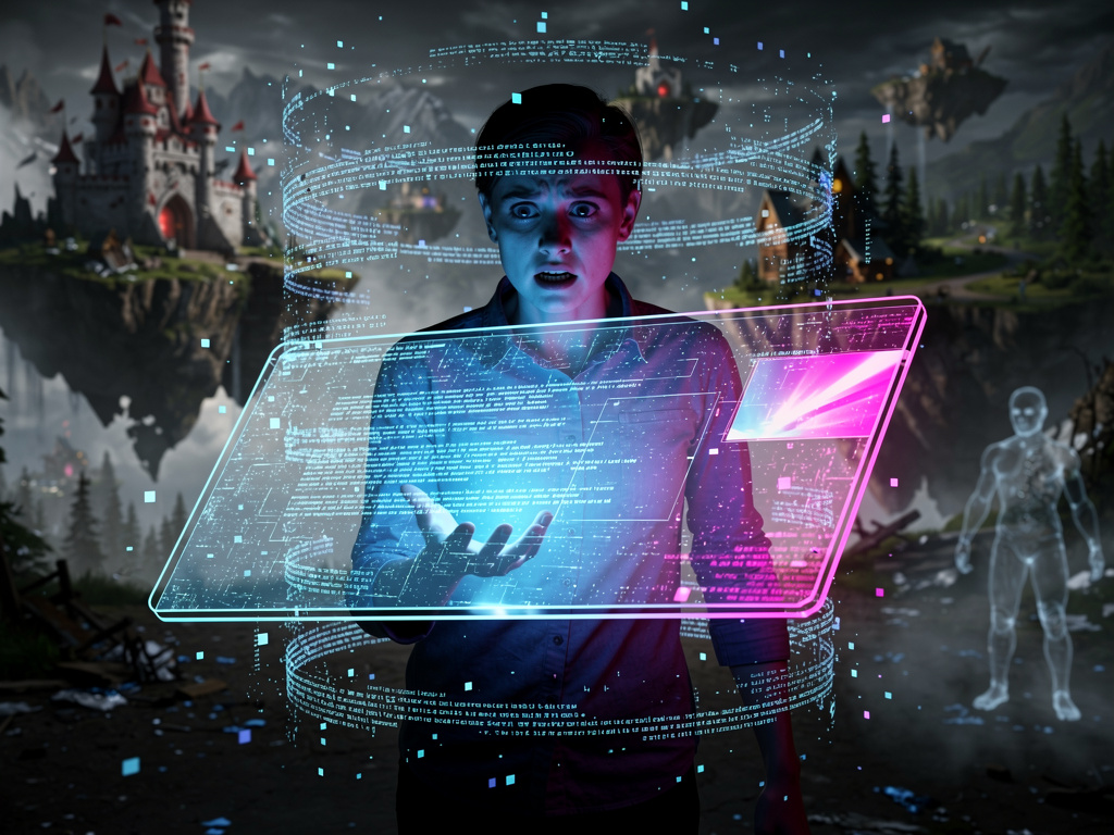 Hayal et: Ölüyorsun ve bir animasyon oyununun içinde hapis kalıyorsun. Önünde bir ekran açılıyor, ekranda eğer diğer oyuncula