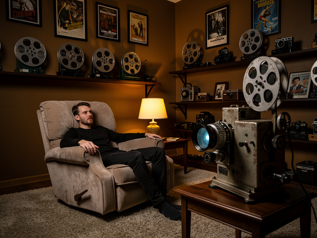 Imagine si: Je suis un jeune passionné par le cinéma.