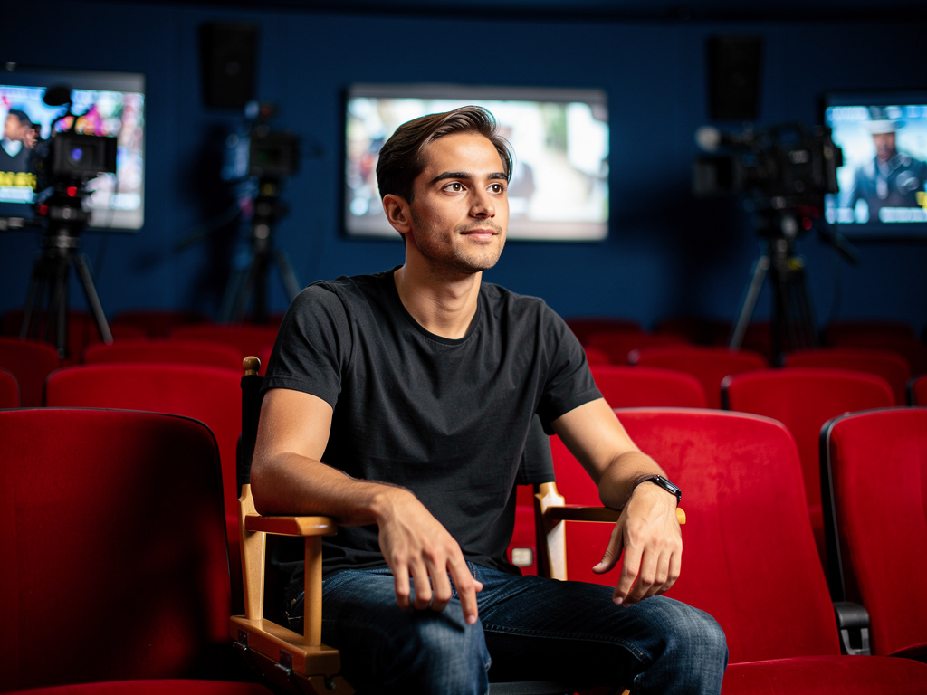 En fait, il fait souvent des rêveries, voulant créer un grand projet de film.