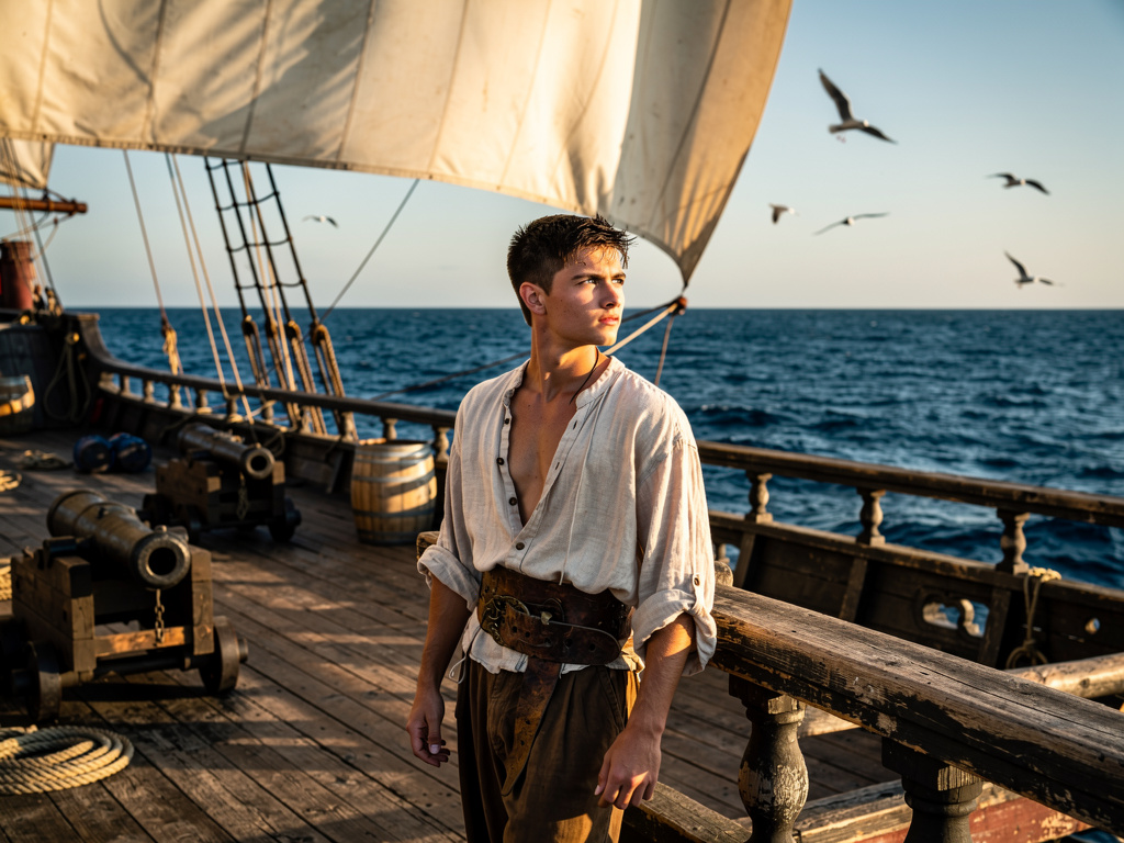 Imagine if: the first scene was like I am standing on the pirate ship remembering my past memories.