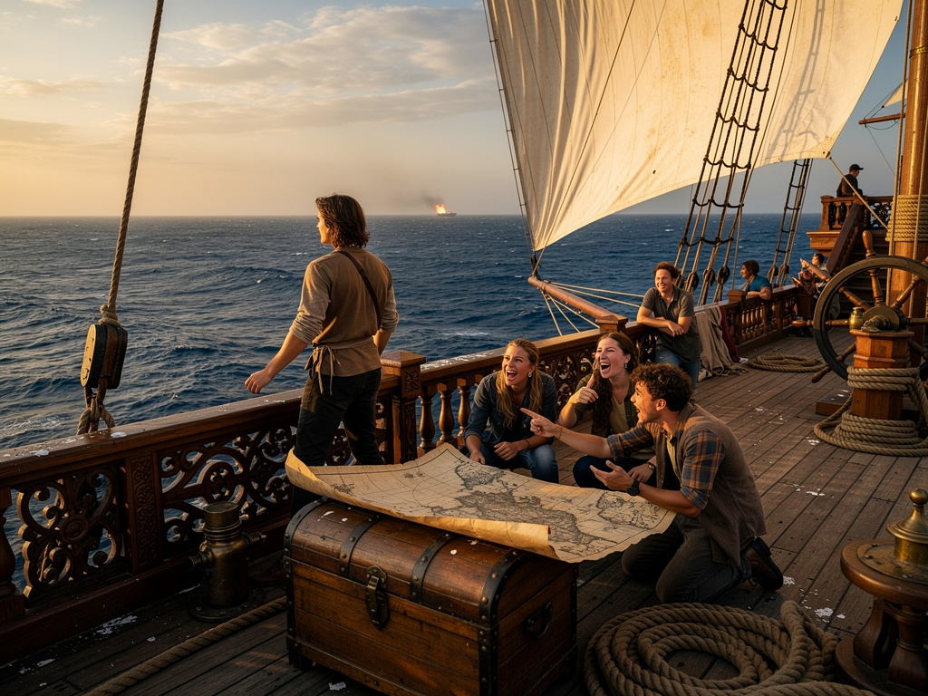 Imagine if: first scene was like I am standing on the pirate ship remembering my past memories, We just need to make a beauti