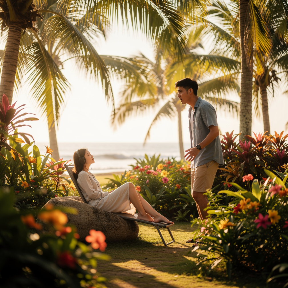 what if, at a hidden area at a particular Summer Resort in the Okinawan islands...
you found your crush pleasuring herself wh