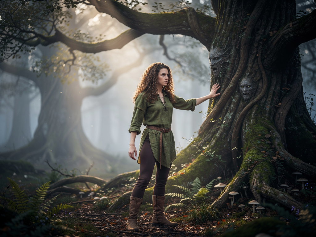 Imagine se: Você é o último herdeiro vivo de uma linhagem que pode se comunicar com os espíritos da terra, e as árvores antig