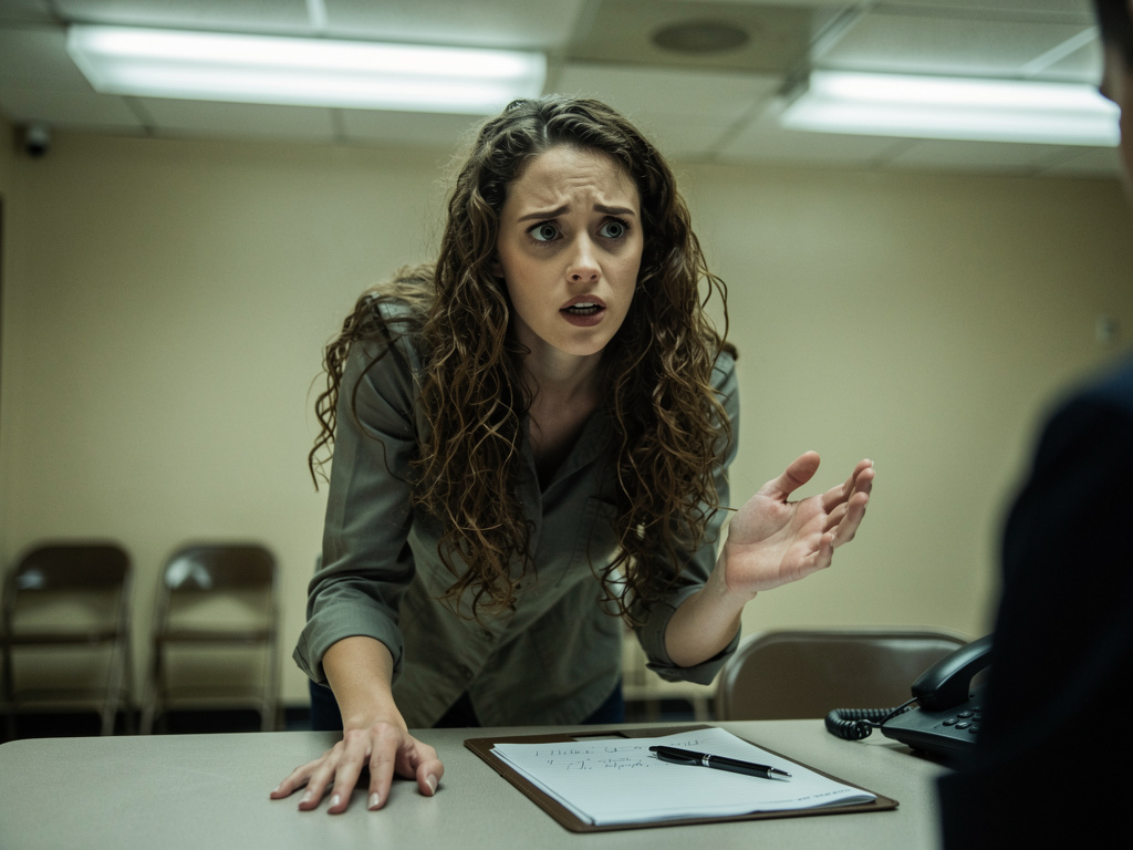 percebe que há algo de errado mas continua fazendo suas coisas. Depois de chegar em casa ela troca de roupa e vai cozinhar at