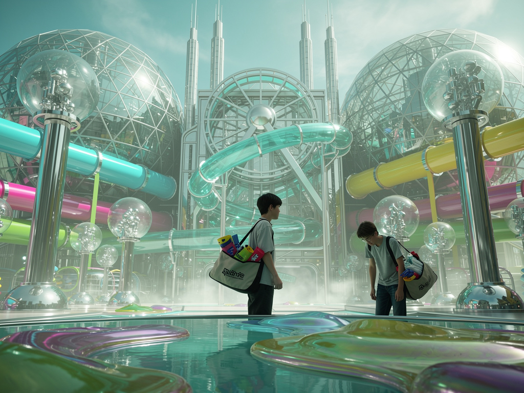 next day, you found yourself ready with a bag, filled with everything, including a swimwear, but your crush arrives, even tho