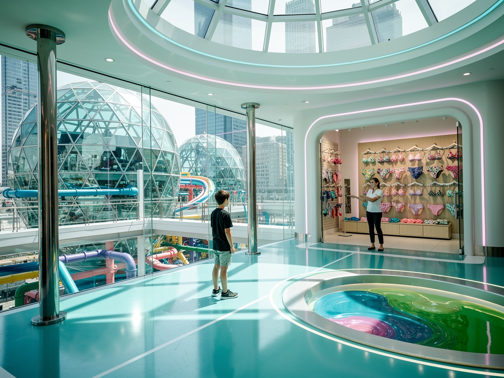 the lobby staff said that here we have a swimwear swimsuit store, from the cutesy floral frilly ones to the regular ones.