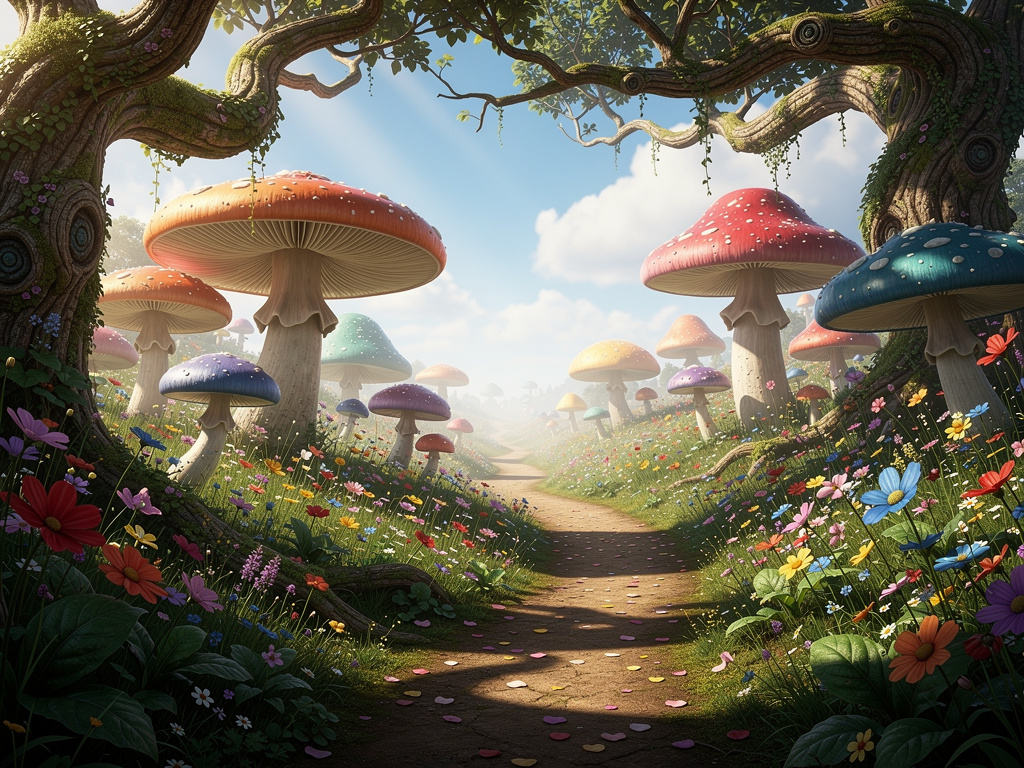 Immagina se: Alice si trovava nel mezzo di un'avventura straordinaria, completamente rapita dal Paese delle Meraviglie. Tutto