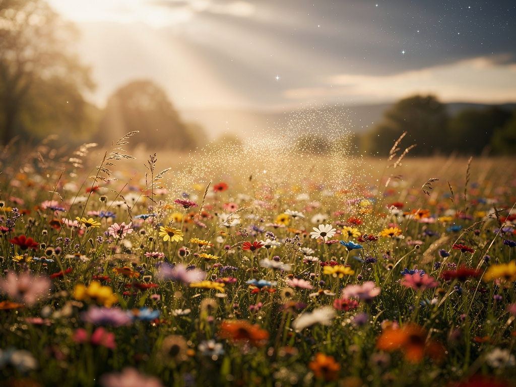 Fu in quel momento che un brillante lampo di luce la colpì. Silenziosa come una farfalla, un’amica delicata, una fata, apparv