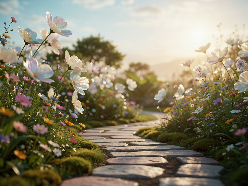 Alice, meravigliata, accettò senza esitazioni. Con un gesto della mano della fata, si accese una luce intorno a lei e, in un 