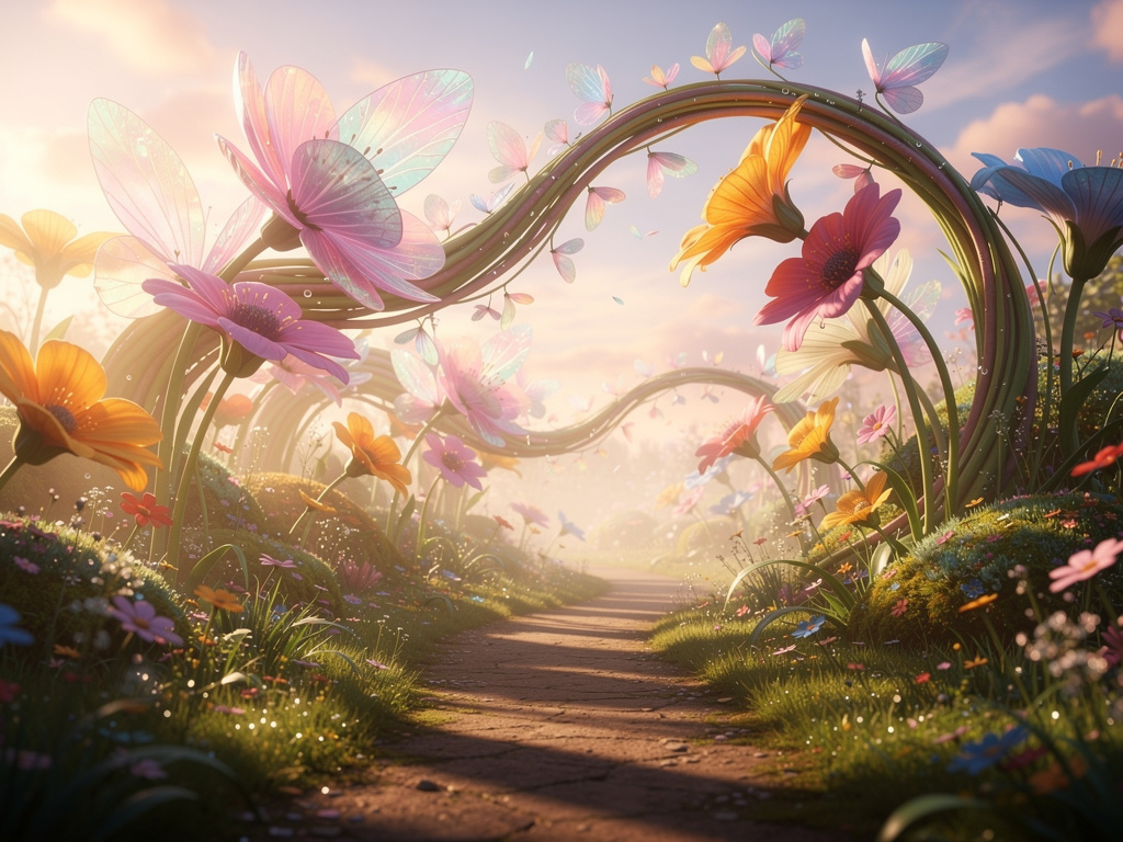 “Sei pronta a volare?” chiese la fata, sorridendo. Alice annuì, il cuore colmo di emozione e scoperta. Con un balzo, si solle