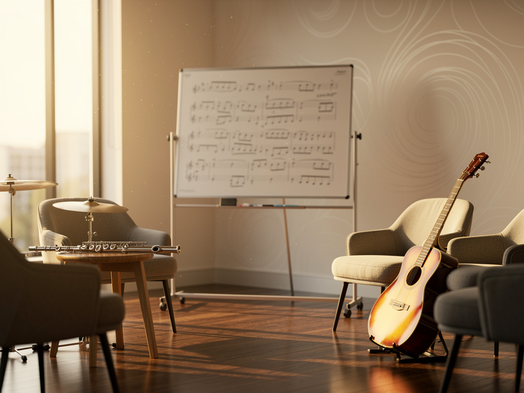 Imagina si: Genera una imagen donde Arenita les esté enseñando lo que van a hacer y Bob Esponja escuchando con sus cacerolas 