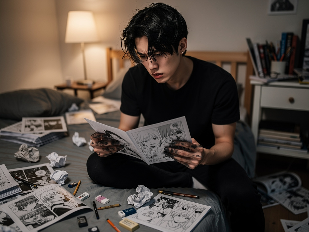 Imagine se: Manhwa yaoi de obsessão e intenso.