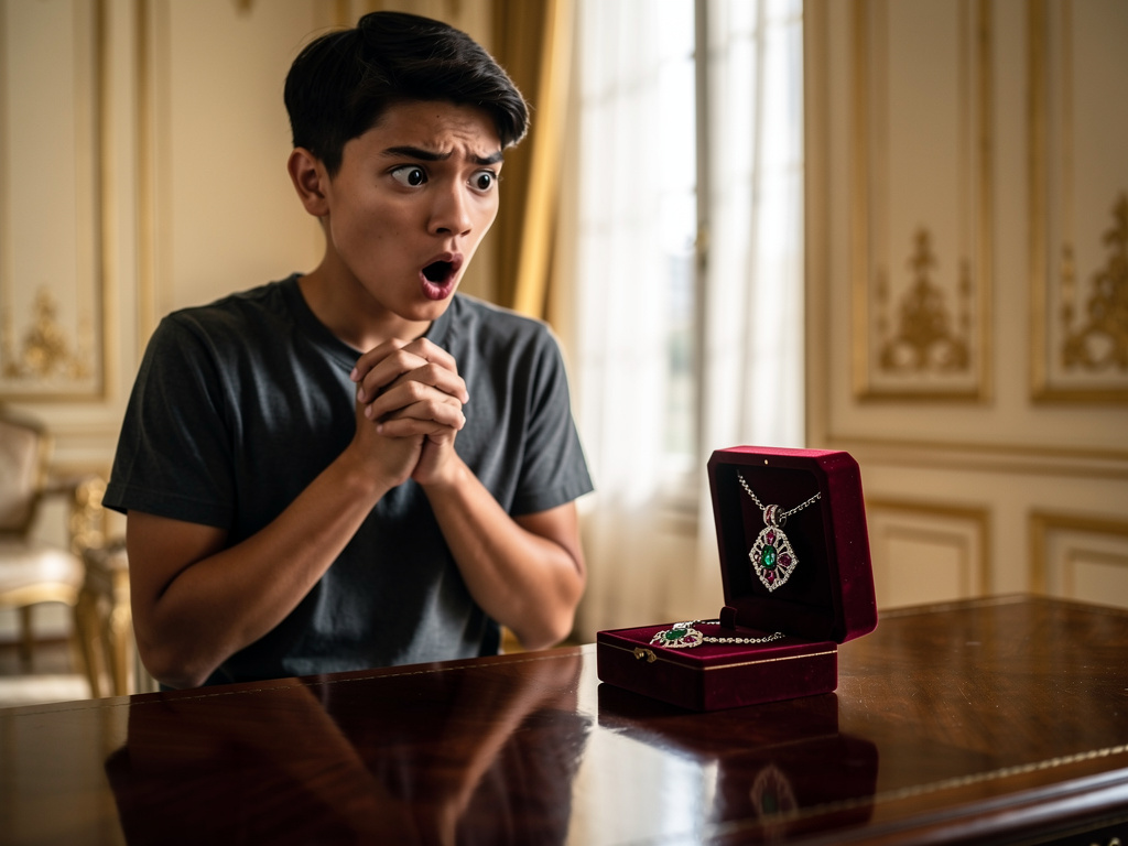 Imagine if: so, imagine if, you are told that you are gonna be inherited a very expensive, meaningful, full of Gems, Amulet N