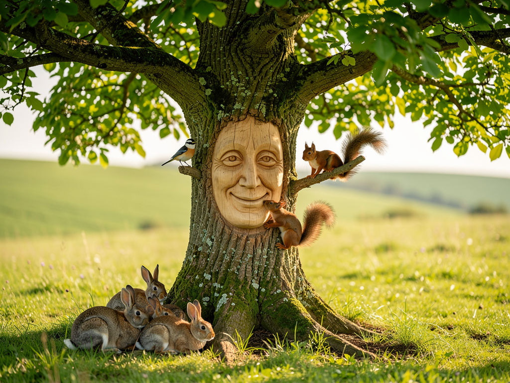 Tilo felt happy. Soon, more animals came for shade and rest.