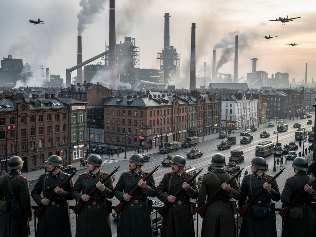 Imagine if: In 1939. Poland was a very strong nation. With strong industries. And many strong soldiers. When Germany and the 