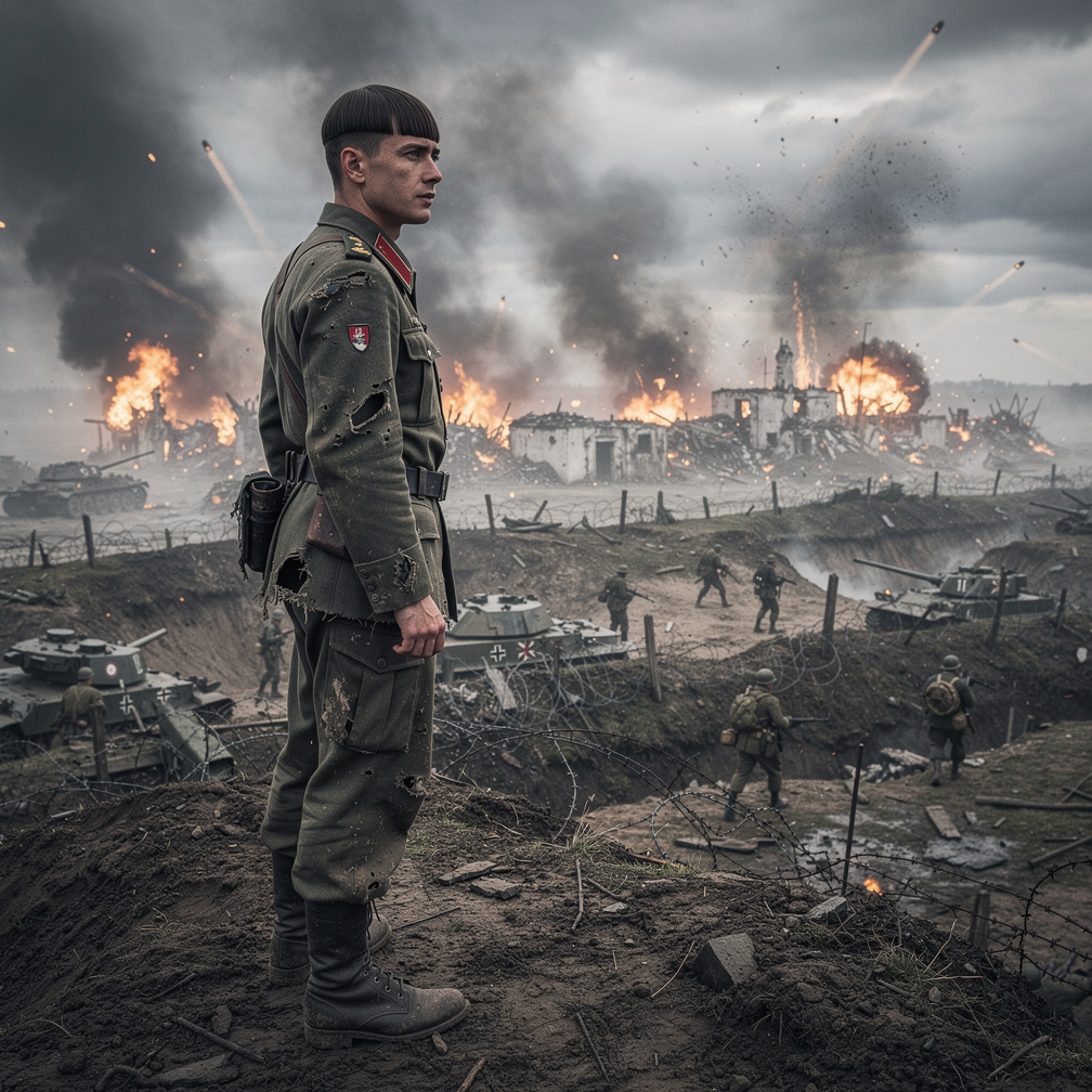 After that. The damaged Nazi regime. Will be attacked by France and Britain more seriously. After that. The Soviets fought th