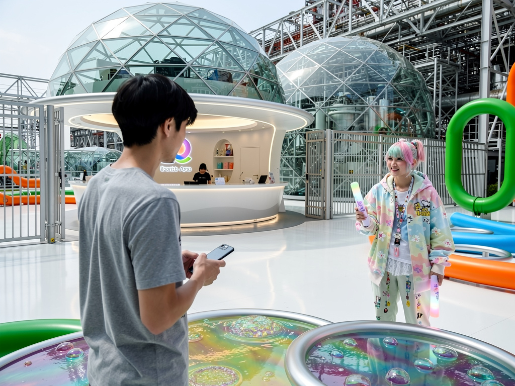 he snaps a picture at the guy, and then watches upon him from afar, and yes, turns out he's waiting for the girl from pastel 