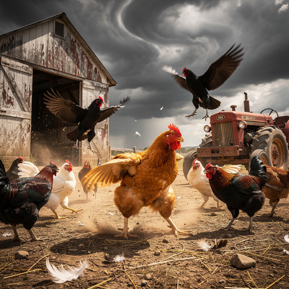 Imagine if: You are in a chicken in the great chicken war.