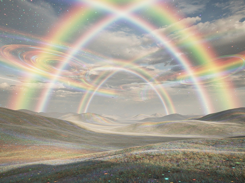 Imagine if: The world would be full of rainbows.
