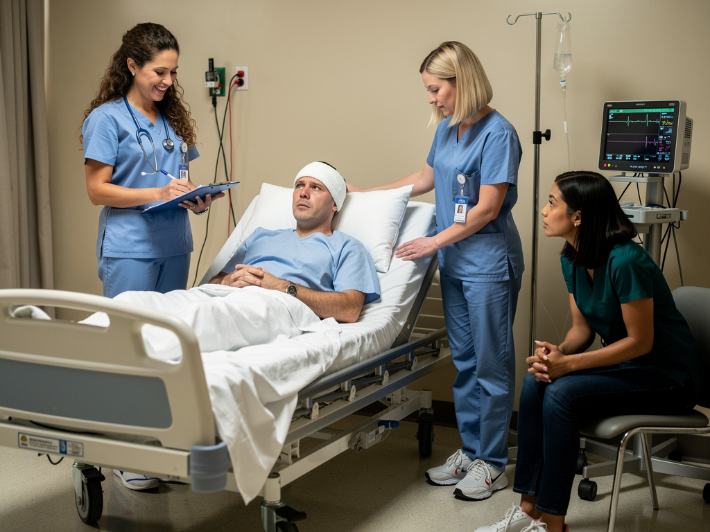 Imagine if: What if you came into a car crash and your hospital with 2 cute nurses and 1 cute neighbour and you had to choose