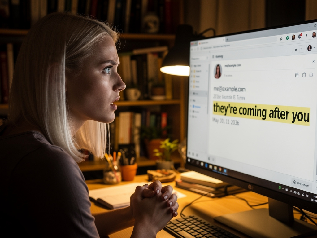 Imagine se: Quando você abriu seu e-mail, encontrou uma mensagem de sua própria conta, enviada dez anos para o futuro, com um