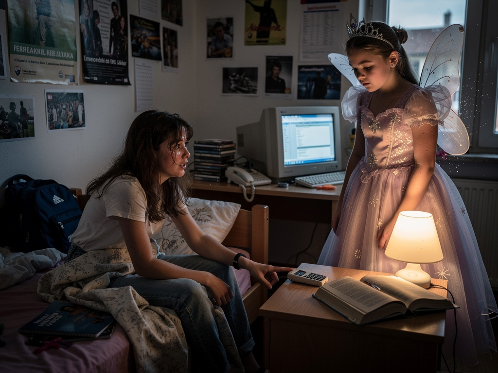 Mackenzie Sala Wakes Having Bad Dream She Calls Emma Kimberworth and Jason Hunter And  Teenager Fairy Princess Orthoptera.
