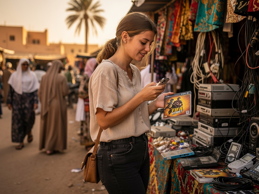 Phew I'm Safe Mackenzie Sala Walks Streets Market Buying an Mp3 Player and Fifa street PS2.